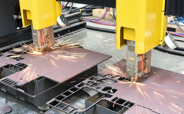 J9集团双头龙门激光切割机