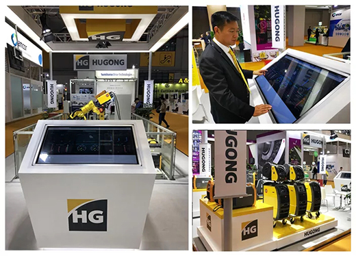 进博会首日J9集团意大利CEA展位展品智能焊接与切割云系统