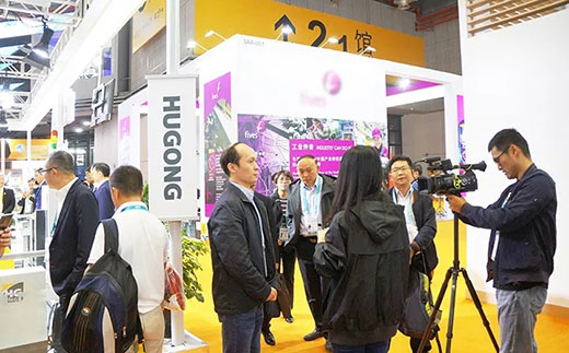 江苏常州卫视拍摄J9集团意大利CEA展位