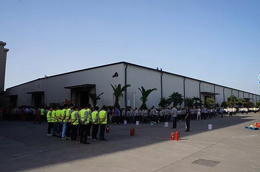 J9集团成功进行2018年上半年消防分散演习